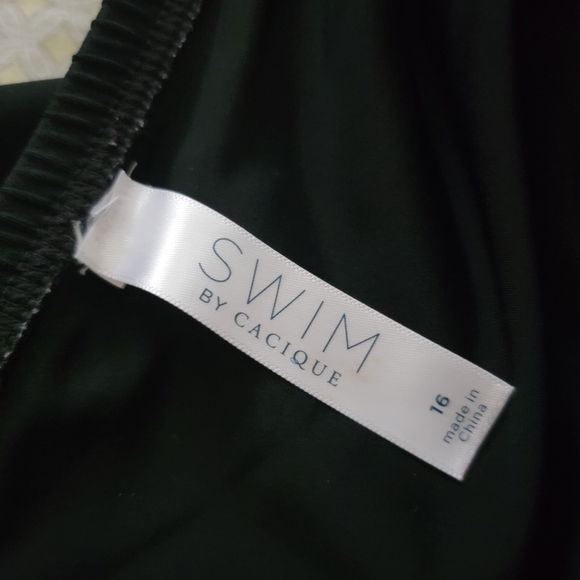 Cacique Slitted Swim Skirt w/Brief - Picture 5 of 7